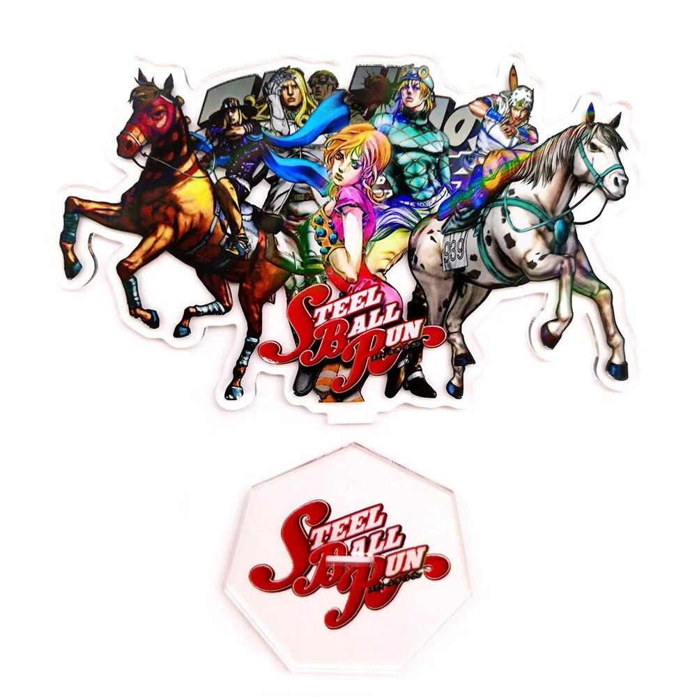 JoJo no Kimyou na Bouken SBR Bizarre Adventure Johnny Funny Diego Zeppeli GM акриловая подставка, игрушка-фигурка