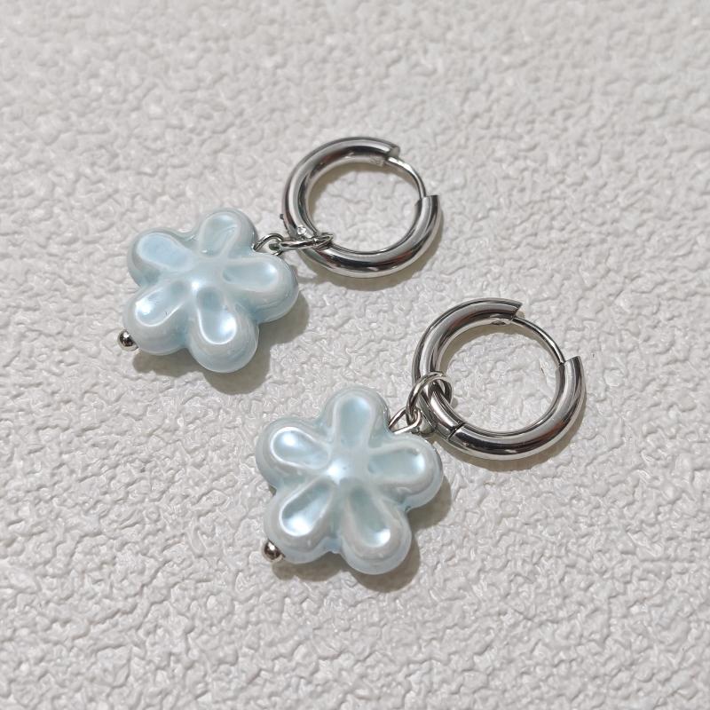 Модные асимметричные серьги-подвески в виде сердца и звезды для женщин, простые геометрические круглые серьги-кольца, ювелирные аксессуары, подарок