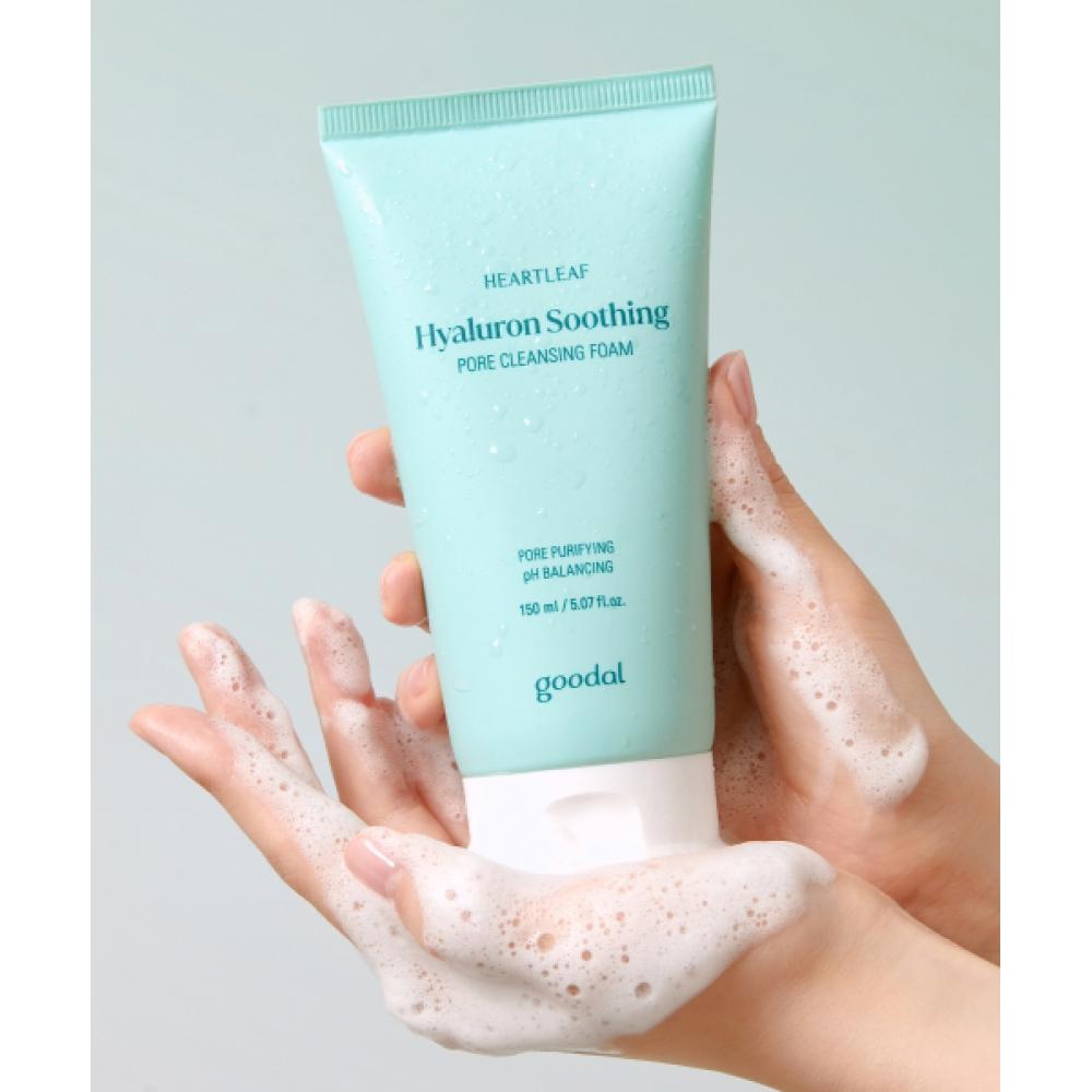 Goodal Hydrangea Hyaluronic Soothing Pore Cleansing Foam Модель