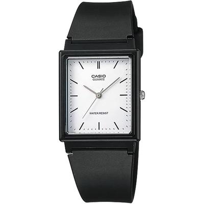Аналоговые часы CASIO Chipkashi Дешевые Casio MQ-27-7E Уретановый ремень Прямоугольный циферблат Унисекс Зарубежная модель