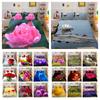 Flowers Printed Comforter Cover Set Single Size Microfiber Bedding Cover Gir Superior Design Home Bedclothes