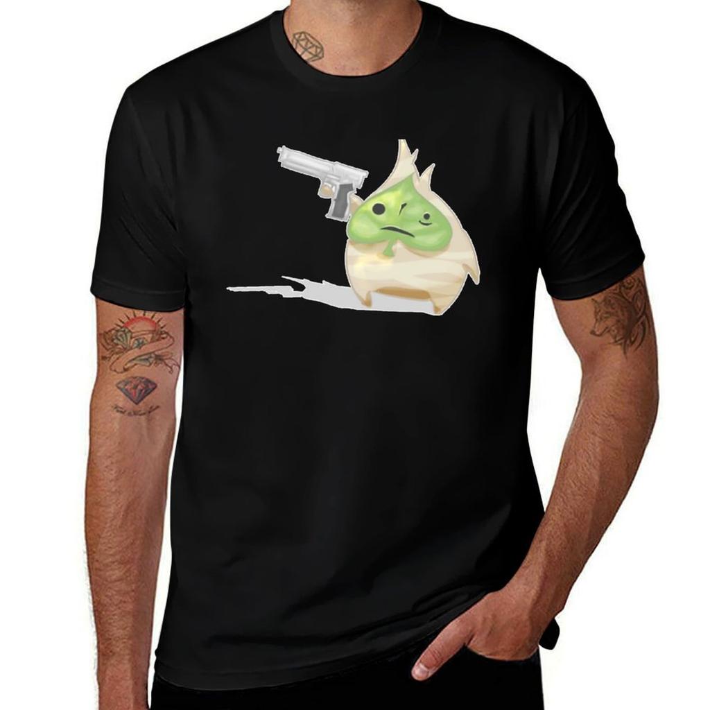 Korok Gun T-Shirt man t shirts graphic anime tshirt T-Shirt