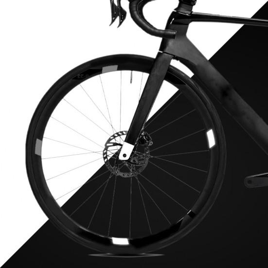 12 шт./компл. прочные велосипедные светоотражающие ленты, привлекательная износостойкая велосипедная лента для ночного безопасности, отражающая пленка