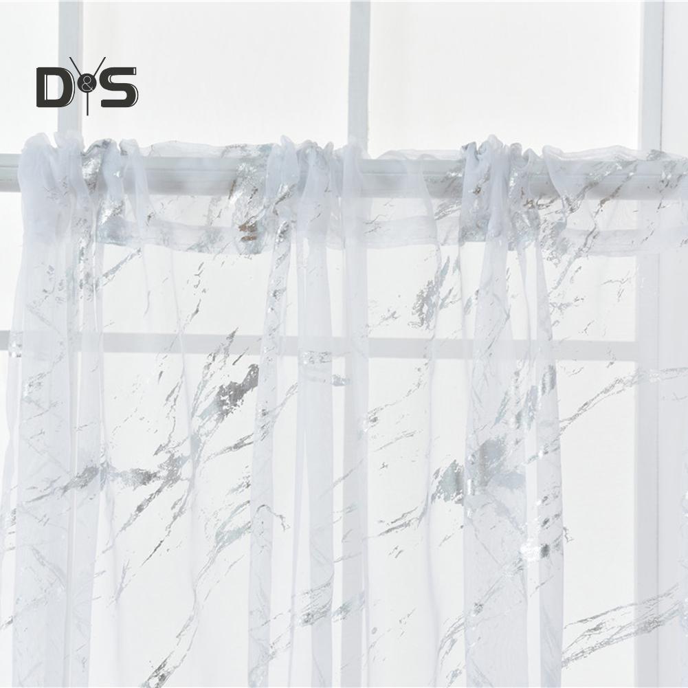 DYS Домашний Декор Мейбл Драпировка Балкон Окно Тюль Вуаль Прозрачная Занавеска