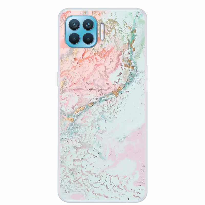 For OPPO Reno4 Lite Case Reno 4 Pro Marble Clear Soft TPU Silicone Phone Cover For OPPO Reno4 5G Back Case Bumper Reno 4Pro Para