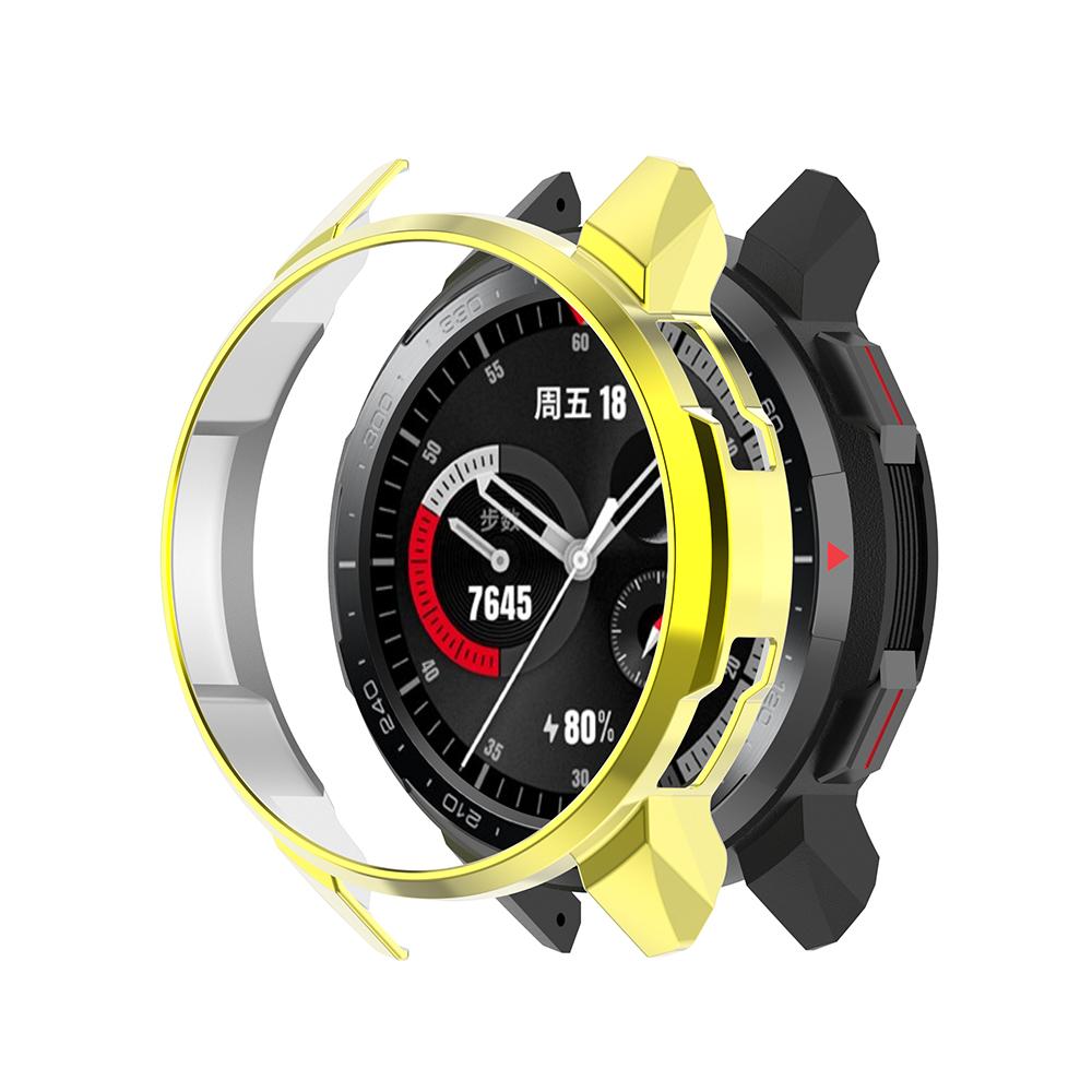 Гальванизированный ПК Защитный Чехол Для Huawei Honor Watch GS Pro Полый Защитный Каркас Бампер