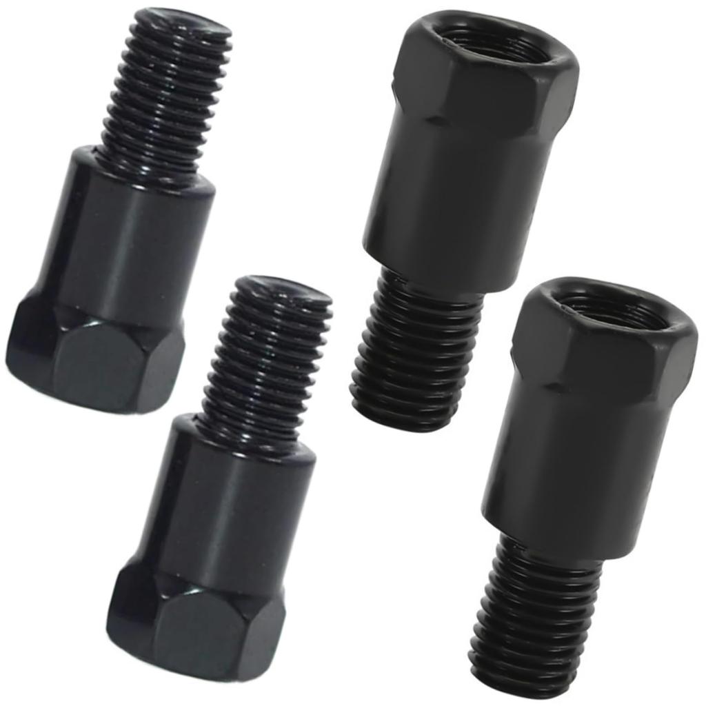 Motorcycle Mirror Adapter, 4 Pcs Positive and Negative Screw Adapter, Motorcycle, Screw Conversion Adapter,