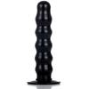 Orirya Anal Plug Suction Cup Anal Expansion SM Goods Soft PVC Anal Plug Anal Goods for Women Adult Goods Adult Toys Adult Goods for Men Black