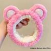Cute Plush Green Heart Frog Headband for Women - Cartoon Frog Hair Band for Face Washing