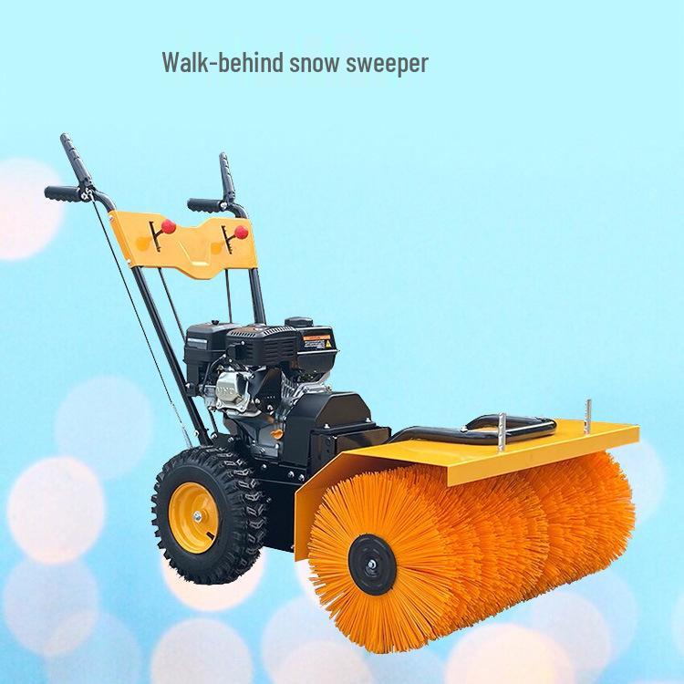 All-Gear Push Snow Sweeper: Three-in-One Outdoor Road Equipment