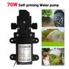 70W Micro Water Pump 12v Self-priming Diaphragm High Pressure Pump Water Sprayer Automatic Switch 6L/Min Large Flow Car Cleaning