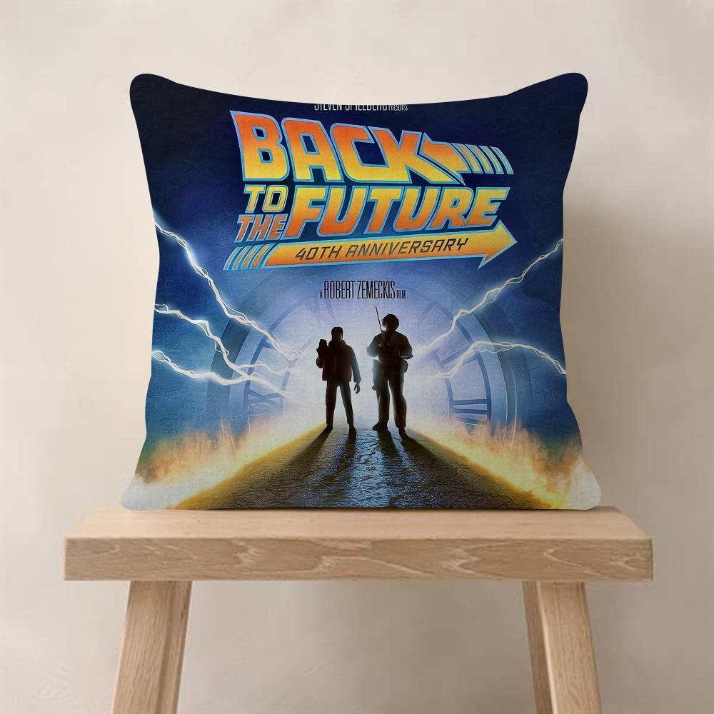 Classic Movies Back To The Future s Pillow Gift Home Office Decoration Bedroom Sofa Car Cushion Cover Case x