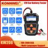 KONNWEI KW208 12V Car Battery Tester 100 To 2000CCA Cranking Charging Circut Tester Battery Analyzer 12 Volts Battery Tools