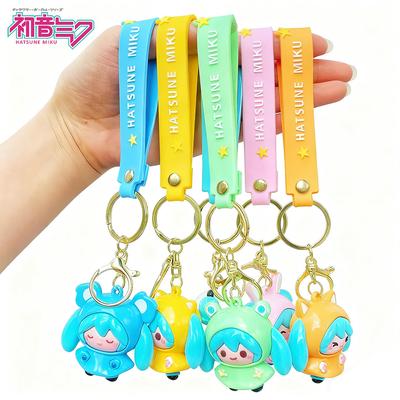 Новый брелок Hatsune Miku Милая девушка Мику Серия «Дождливый день Подвеска для сумки Изысканная подвеска для рюкзака Рождественский подарок для ребенка