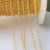 Factory 1.68mm Round Cable Chain 925 Sterling Silver Permanent Jewelry 14k Gold Filled Chain