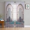 Sheer Curtains For Bedroom Living Room Tulle Curtains For Kitchen Window Voile Curtains