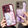 Colorful Marble Shell For Xiaomi 13t Pro Poco X6 X5 Redmi Note 13 12 11 Pro Matte Lens Protection Soft Silicone Case Cover