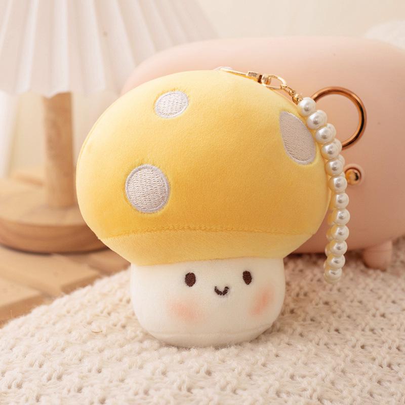 Mushroom Plush Toy: Cute Decorative Pendant for Kids
