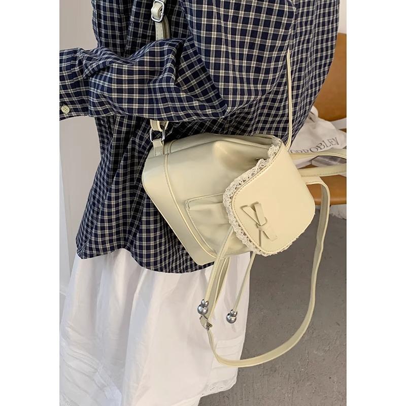 Sweet Bow Versatile Bag Women's 2025 New Trendy Fashion Cute Backpack Korean Ladies Backpack