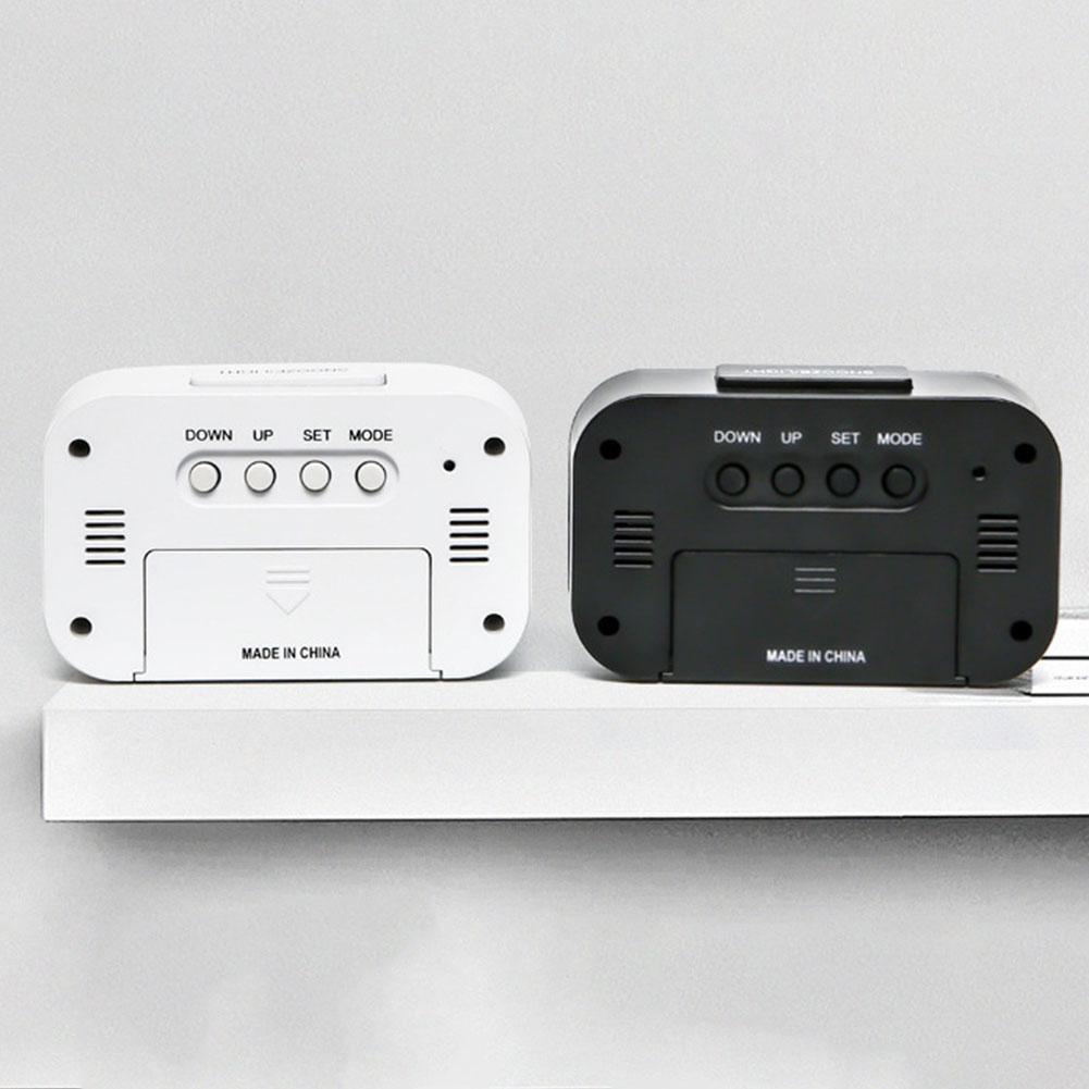 1pcs LED Digital Alarm Clock Electronic Alarm Screen 9x2.5x5.5cm Desktop Table Clock For Office Backlight Snooze Calendar Clocks2