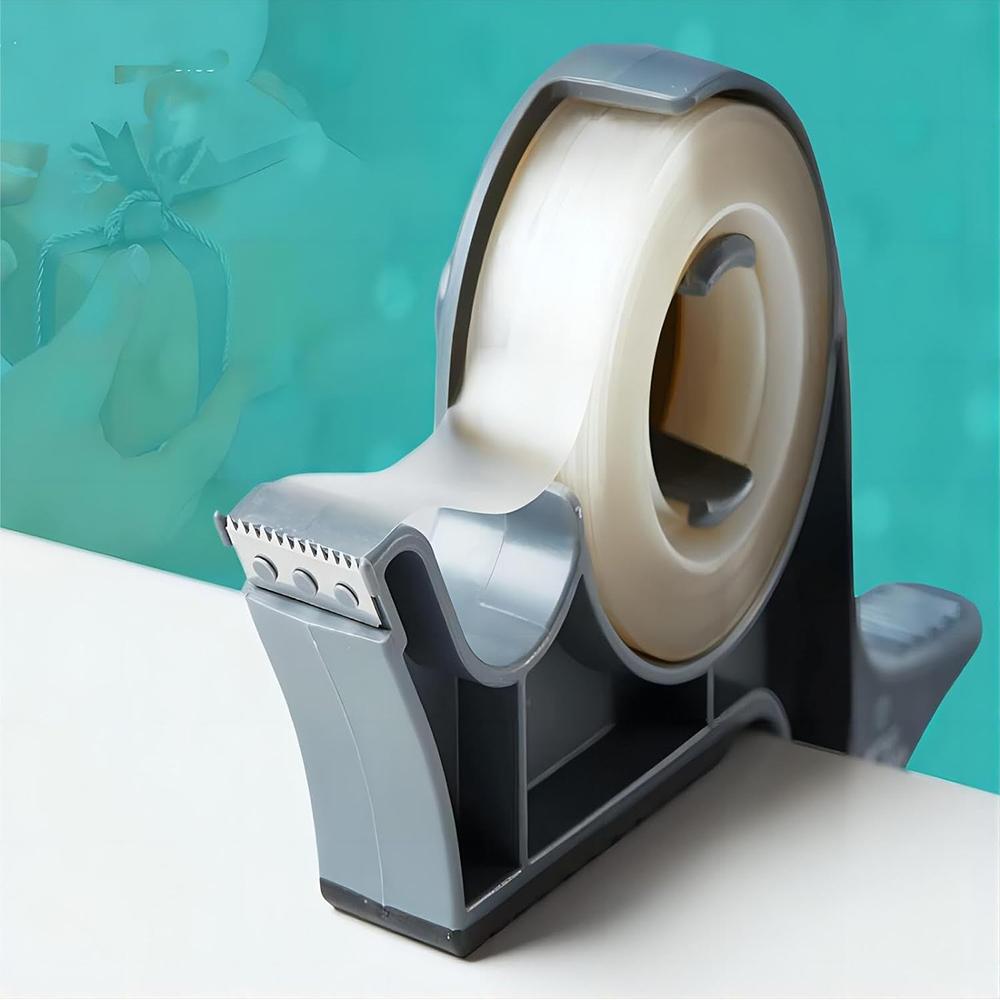 2pcs Wrapping Paper Clamps Wrapping Paper Holder Clips and Tape Dispensers(Grey)