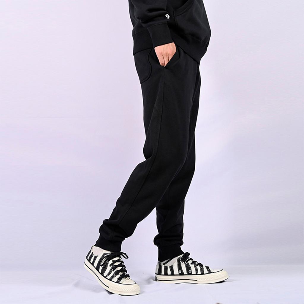 Converse Мужские вязаные брюки-джоггеры Черные Умеренный прямой крой 10020369-A01