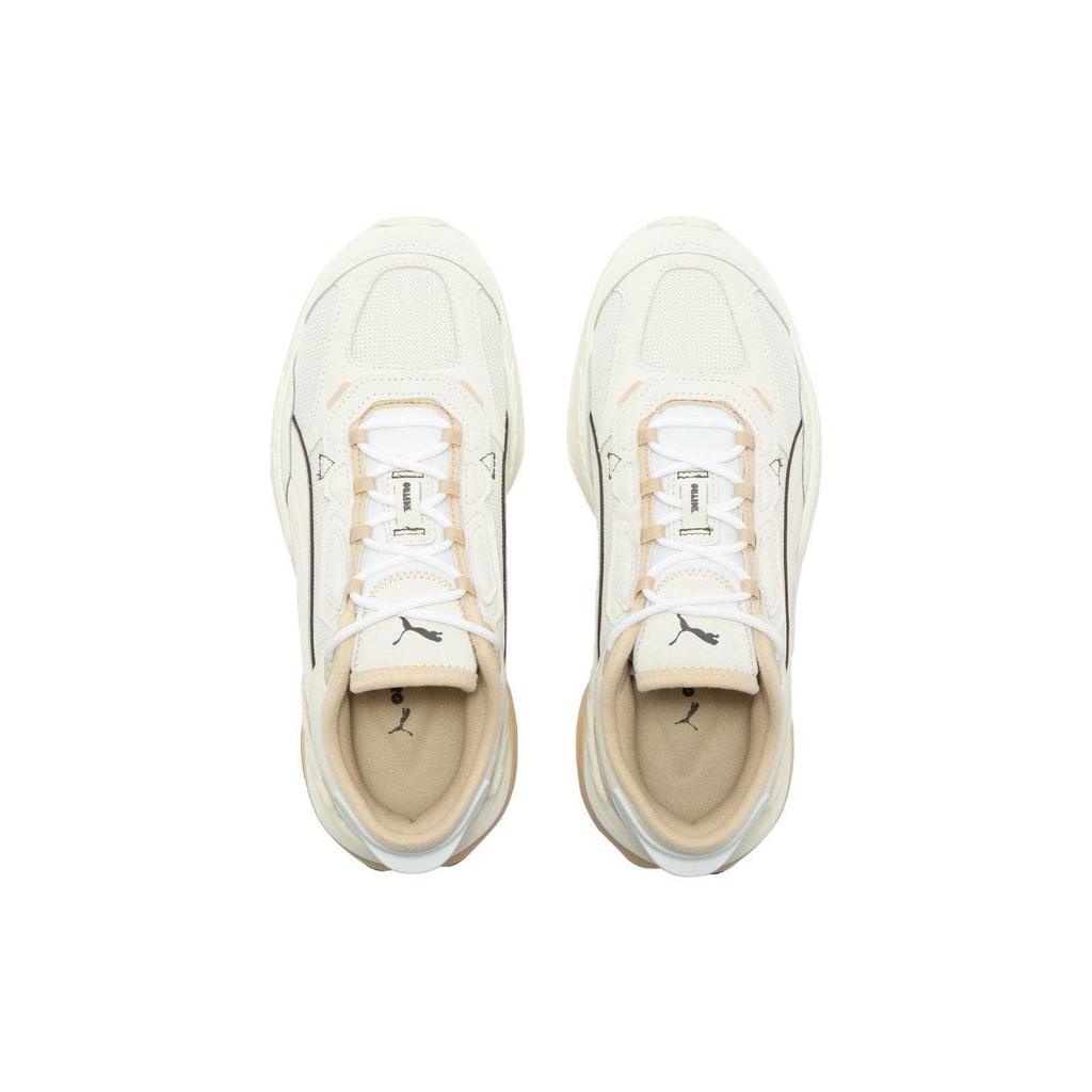 Puma Extent Nitro Heritage Unisex Whisper White Beige Running Shoes 385556-02