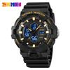 Мужские спортивные электронные часы для активного отдыха, многофункциональные часы с двойным дисплеем, светящиеся водонепроницаемые электронные часы с двойным механизмом, мужские