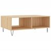  Coffee Table, Sonoma Oak, 90x60x35 Cm, Wood-based Material