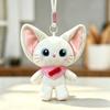 Ribbon Bow Plush Cat Keychain Candy Color Couple Bag Accessory  Wallet Decoration