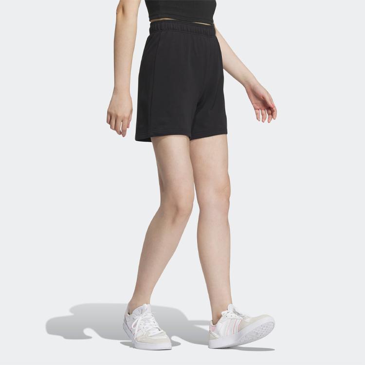 adidas Нео однотонные спортивные повседневные шорты женские низ черный IA5014