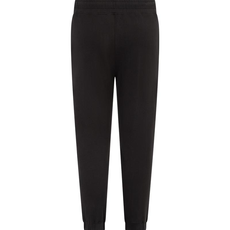 Calvin Klein Повседневные спортивные штаны из хлопка с эластичными манжетами и буквенным принтом, мужские низы, цвет «космический черный» J324249BEH