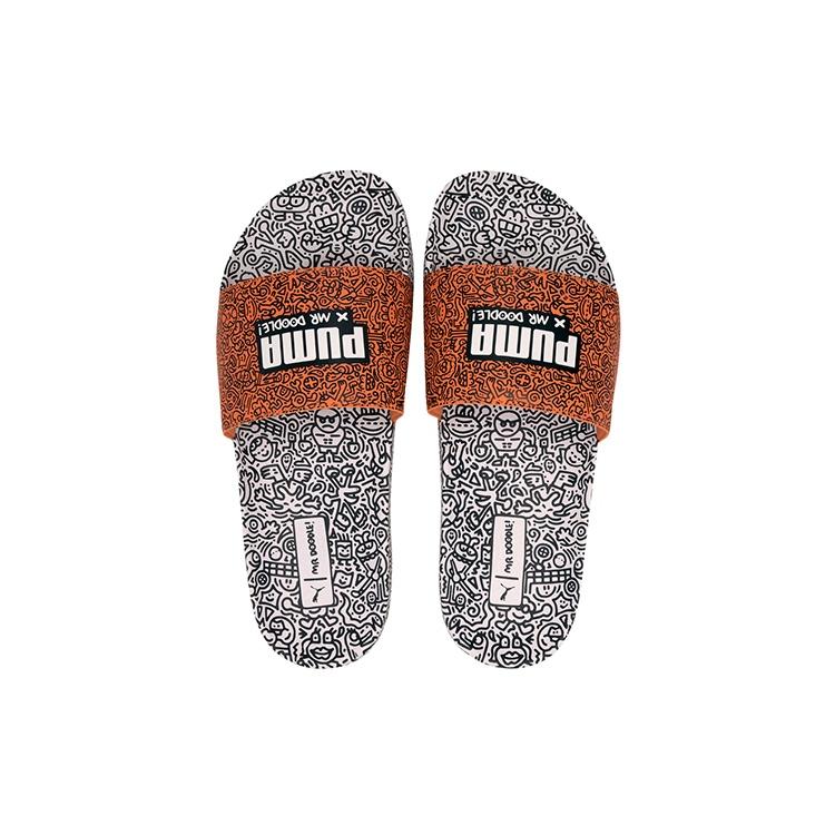 PUMA Mr. Doodle x Leadcat 20 Slides 'Wavy Doodles' Men's 374218-01