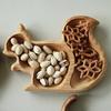 Serving Tray Easy To Clean Reusable Food Grade Eco-friendly Space-saving Keep Tidy Various Shapes Squirrel