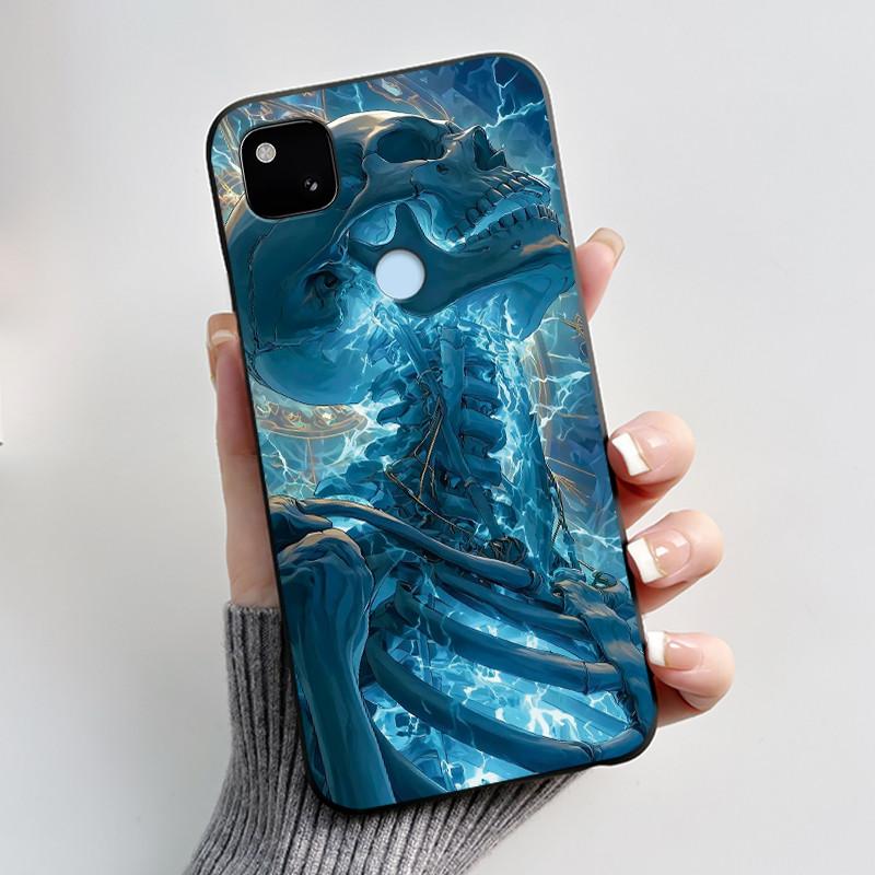 Чехол для телефона Google Pixel 4a 4G / 4a 5G, Ультратонкий, Тонкий, Эстетичный, Роскошный, Милый, Крутой, Для Мальчиков, Девочек, Мягкий Силикон, Матовый Чехол