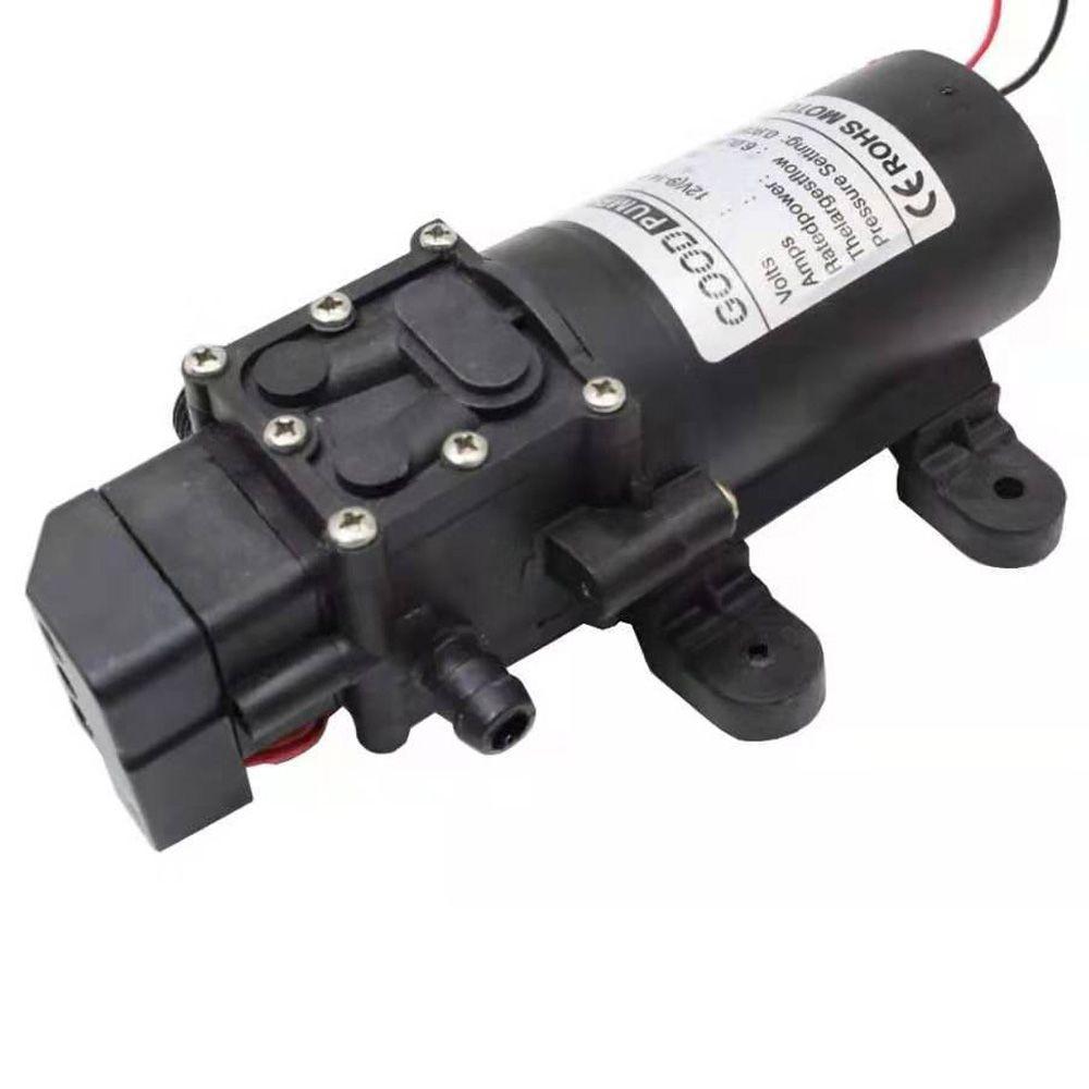 Automatic Switch DC 12V Diaphragm Durable Agricultural Black Water Pump Water Sprayer Self Priming Pump Car Washing