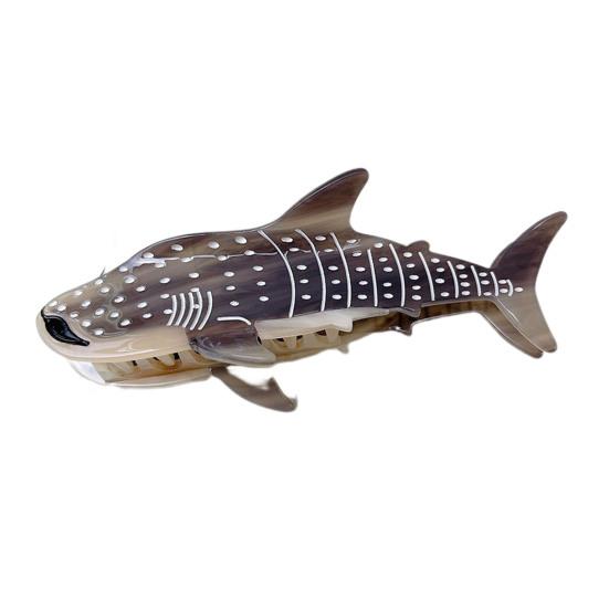 Женская заколка для волос в форме китовой акулы, заколка для волос с уксусной кислотой, противоскользящая большая заколка, заколка на заднюю часть головы, заколка для волос, аксессуары для головы