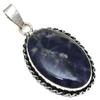 Pendant Sodalite Gemstone Handmade Mother'Day Gift Silver Jewelry 2.25"