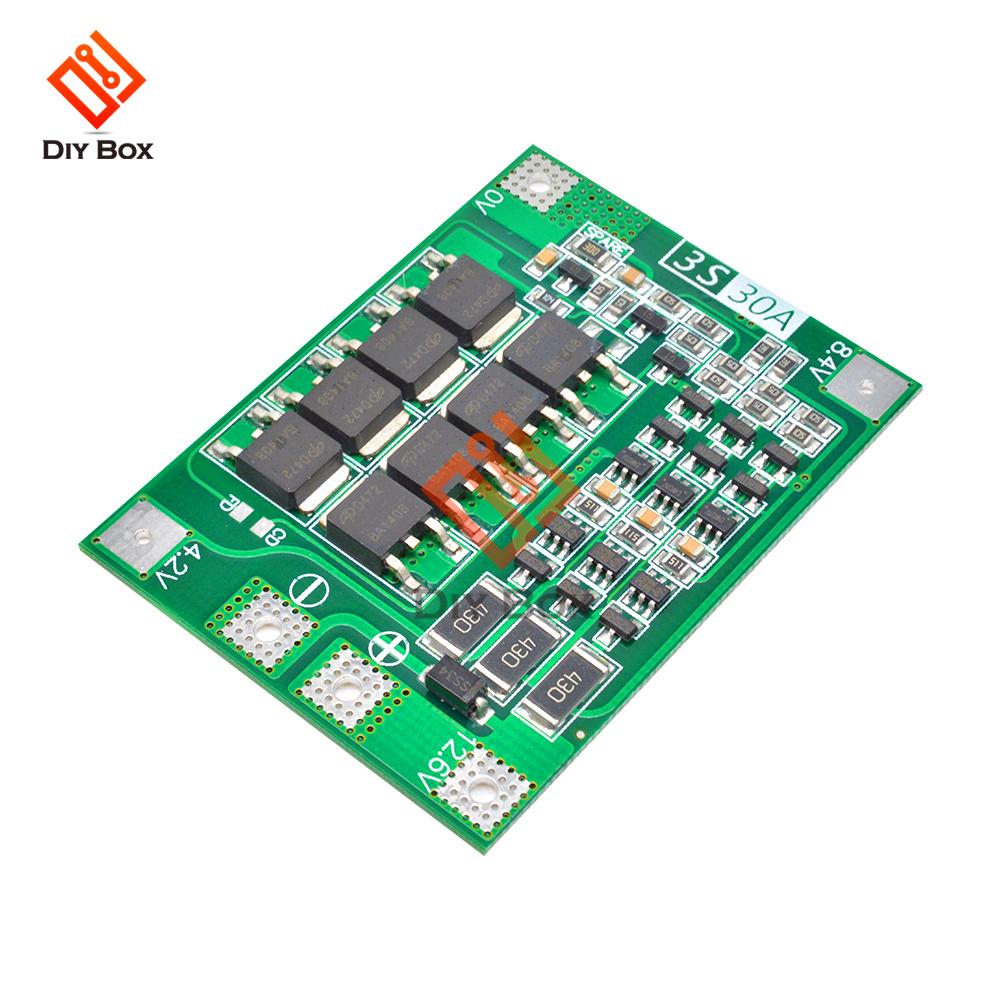 3S/4S BMS Balance 20A 30A 40A 60A 12V/24V Li-ion Lithium Battery Charger Protection Board 18650 BMS Equalizer Enhance/Balance