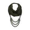 Gorgeous Beads. Circular Ring Scarf. Women's Scarf Accessories. Necklace. Ethnic  Scarf
