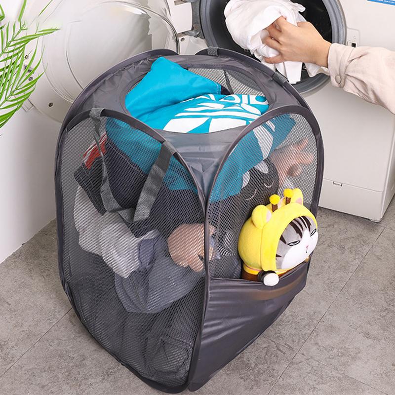 Складная корзина для грязной одежды Корзина для хранения в ванной Корзина для хранения грязной одежды Бытовая корзина для белья Корзина для грязной одежды