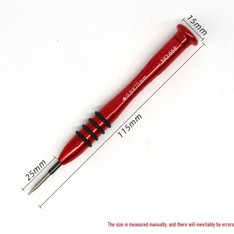 Aluminum Precision Screwdriver Set: S2 Steel Bits for Phone, Glasses, Phillips, Flathead, Y-Type, Torx.