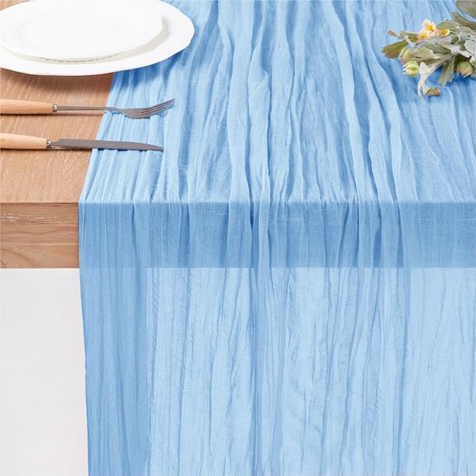 10 шт. марлевая дорожка для стола в деревенском стиле для свадебного декора, арки, драпировки, свадебного детского душа, дня рождения, праздника, вечеринки, праздника