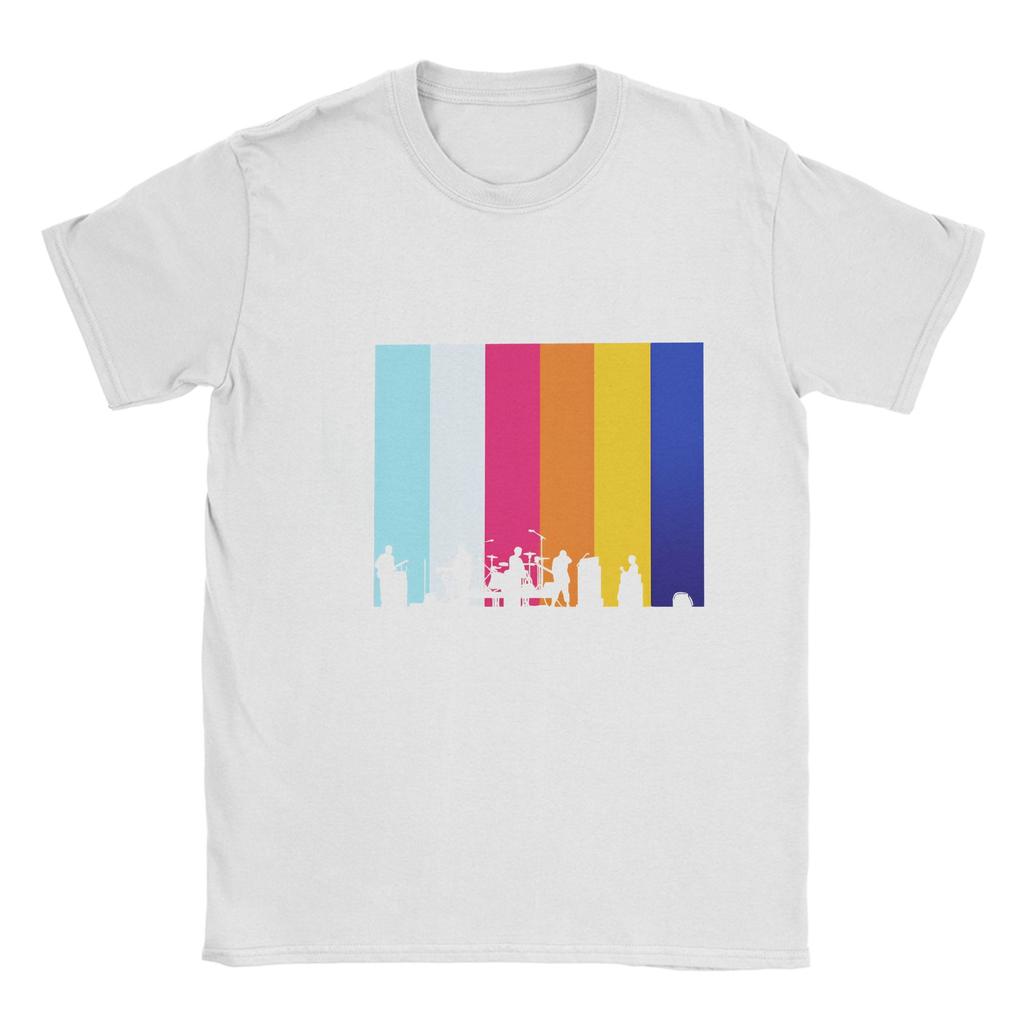 Casual T Shirt Summer Turnstile DOUBLE RAINBOW Trending T-Shirts Cotton Tshirt for Men Aesthetic Cheap Short Sleeve Clothing
