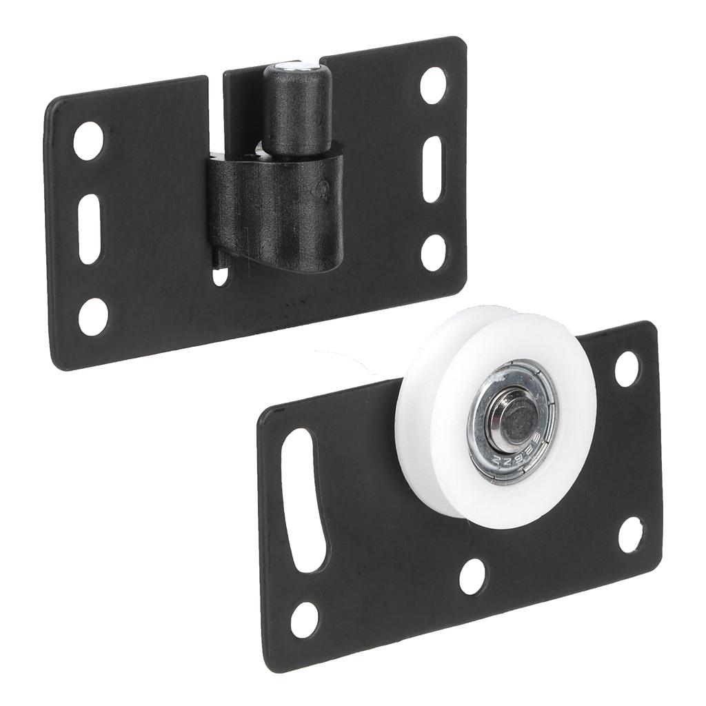 Комплект колес для раздвижных дверей, холоднокатаная стальная дверная фурнитура для шкафа, гардероба