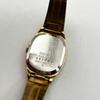 Б/у Рабочее изделие женские часы Seiko кварцевые золотой коричневый циферблат SEIKO