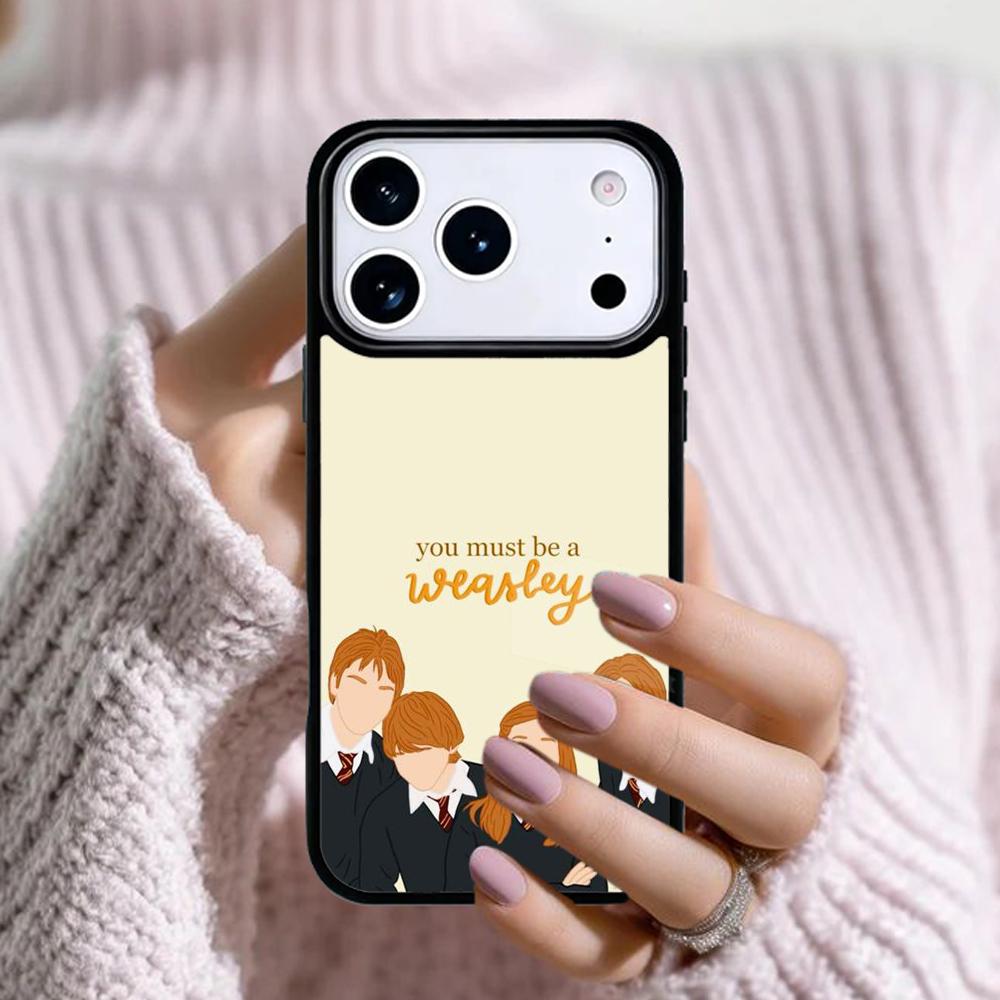 Fred and George Weasley Funny Phone Case For Apple iPhone 17 Air 16E 15 14 Plus 13 12 11 Pro Max Mini Funda Cover