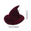 Halloween Witch Hat for Adults Pointed Top Carnival Stage Performance