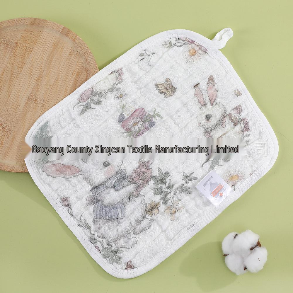 6-слойное вафельное бамбуково-хлопковое банное полотенце и детская пеленка