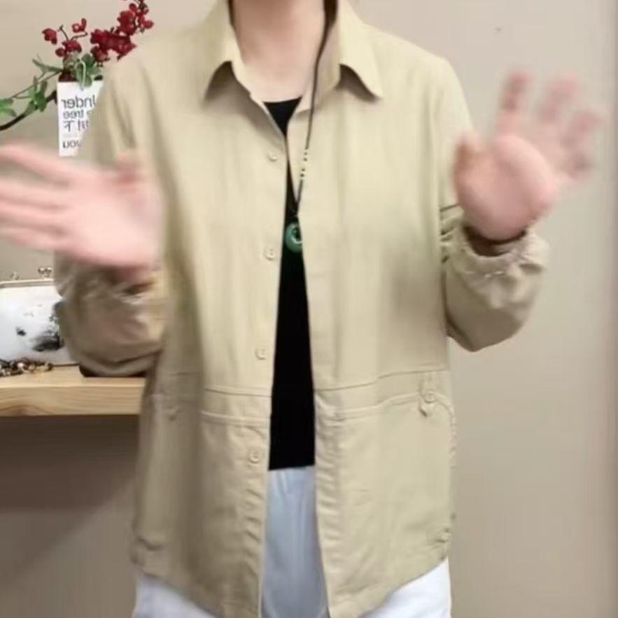 Женская куртка в корейском стиле, универсальная, короткой длины, свободного кроя, обычного стиля, однобортная, верхняя одежда для весны и осени